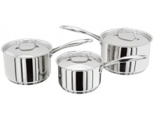 Stellar 7000 3pc Saucepan Set Stellar 7000 3pc Saucepan Set
